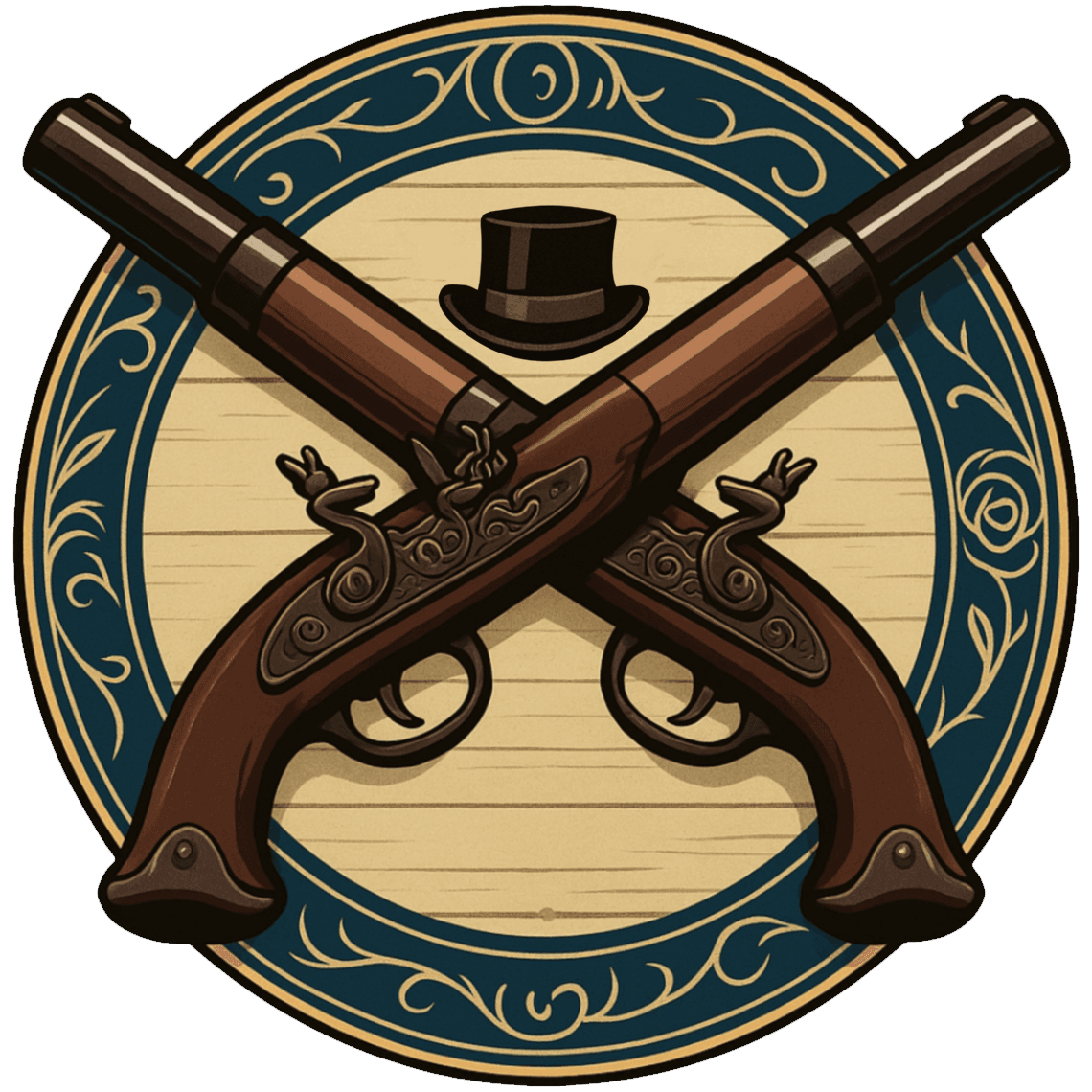 Pistols at Dawn crest