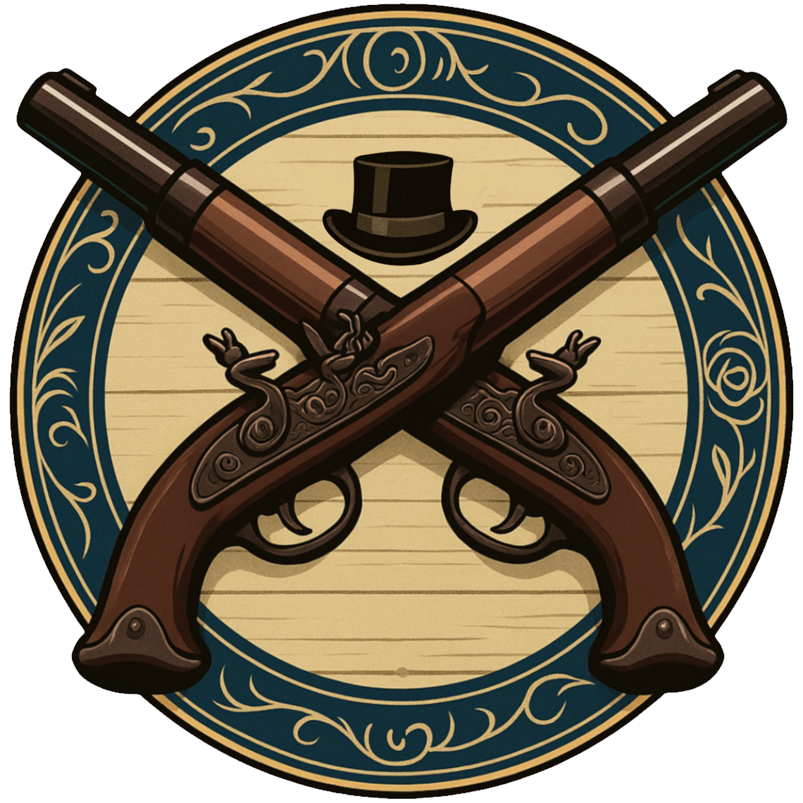 Pistols at Dawn crest